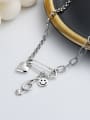 thumb 925 Sterling Silver Smiley Vintage Necklace 3