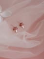 thumb 925 Sterling Silver Cubic Zirconia Mushroom Trend Stud Earring 2