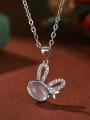 thumb 925 Sterling Silver Rabbit Necklace 2