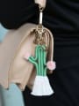 thumb Alloy Cotton Cactus Cute Hand-Woven Key Chain/ Bag Pendant 1
