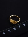 thumb 925 Sterling Silver feather wings Minimalist Band Ring 2