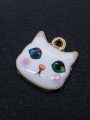 thumb Stainless steel Cat Charm Height : 13 mm , Width: 12.5 mm 1