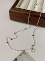 thumb 925 Sterling Silver bead Dainty Necklace 0