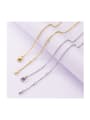 thumb Stainless steel o word chain  tail chain Minimalist Link Necklace 2