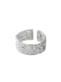thumb 925 Sterling Silver Geometric Minimalist Band Ring 3