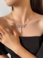 thumb 925 Sterling Silver High Carbon Diamond Dragonfly Luxury Necklace 1