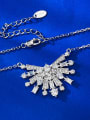 thumb 925 Sterling Silver Cubic Zirconia Irregular Luxury Necklace 1