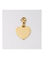 thumb Stainless steel melon seed buckle love pendant 0