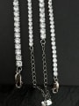 thumb 925 Sterling Silver Cubic Zirconia tennis Necklace 3