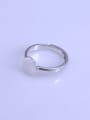 thumb 925 Sterling Silver 18K White Gold Plated Round Ring Setting Stone diameter: 10mm 1