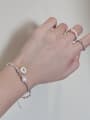 thumb Vintage Heart 925 Sterling Silver Freshwater Pearl Bracelet and Necklace Set 2
