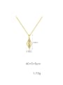 thumb 925 Sterling Silver Cubic Zirconia Geometric Minimalist Necklace 4