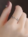 thumb 925 Sterling Silver Geometric Vintage Knot Chain Band Ring 1