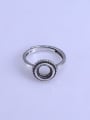thumb 925 Sterling Silver Geometric Ring Setting Stone size: 7*7mm 0