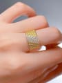 thumb 925 Sterling Silver Cubic Zirconia Geometric Statement Band Ring 1