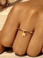 thumb 925 Sterling Silver Star Minimalist Band Ring 2