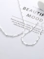 thumb 925 Sterling Silver Trend Geometric  Bracelet and Necklace Set 3