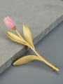 thumb 925 Sterling Silver Rosary tulip brooch fresh and natural art Artisan Pins & Brooches 1