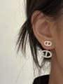 thumb 925 Sterling Silver Geometric Trend Stud Earring 1