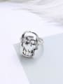 thumb 925 Sterling Silver Skull Trend Band Ring 2