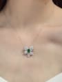 thumb 925 Sterling Silver Cubic Zirconia Butterfly Luxury Necklace 2