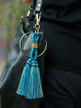 thumb Alloy Bead Cotton Rope  Tassel Hand-Woven Bohemia Bag Pendant 1