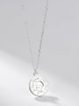 thumb 925 Sterling Silver Minimalist Little Prince Round Necklace 3
