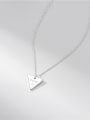 thumb 925 Sterling Silver Triangle Minimalist Necklace 2