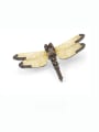 thumb 925 Sterling Silver Natural Stone Multi Color Dragonfly Cute Pins & Brooches 2