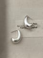 thumb 925 Sterling Silver Geometric Vintage Stud Earring 0