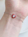 thumb 925 Sterling Silver 5A Cubic Zirconia Heart Minimalist Link Bracelet 1