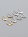 thumb 925 silver electroplated gold closed earrings diy  accessories 3