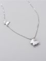 thumb 925 Sterling Silver Butterfly Minimalist Necklace 0