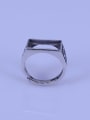 thumb 925 Sterling Silver Rectangle Ring Setting Stone size: 7*14mm 0