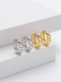 thumb 925 Sterling Silver Geometric Minimalist Huggie Earring 2