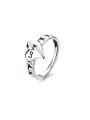 thumb 925 Sterling Silver Heart Letter Vintage Ring 0