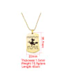 thumb Stainless Steel Army Brand Laser Christmas Easter Series Pendant Necklace 1