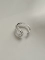 thumb 925 Sterling Silver Vintage Hollow Spiral   Band Ring 2