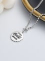 thumb 925 Sterling Silver Letter Vintage Necklace 3