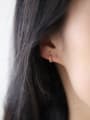 thumb 925 Sterling Silver Geometric Trend Stud Earring 1
