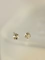 thumb 925 Sterling Silver Geometric Dainty Stud Earring 0