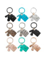 thumb Alloy Leather Leopard Card package Hand Ring Key Chain 3