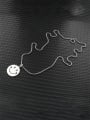 thumb Stainless steel Smiley Minimalist Necklace 2