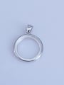 thumb 925 Sterling Silver Round Pendant Setting Stone size: 15*15mm 0