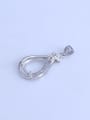 thumb 925 Sterling Silver Water Drop Pendant Setting Stone size: 10*14mm 1