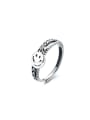 thumb 925 Sterling Silver smiley Vintage Ring 0
