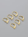 thumb 925 silver electroplated gold closed earrings diy  accessories 0