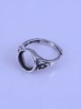 thumb 925 Sterling Silver Round Ring Setting Stone size: 10*10mm 1