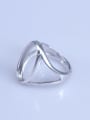 thumb 925 Sterling Silver 18K White Gold Plated Geometric Ring Setting Stone size: 10*20mm 1