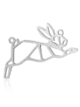 thumb Stainless steel rabbit Charm Height : 35 mm , Width: 16mm 1